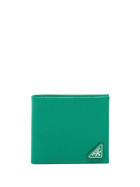 prada green and yellow wallet 2017|prada bifold wallet.